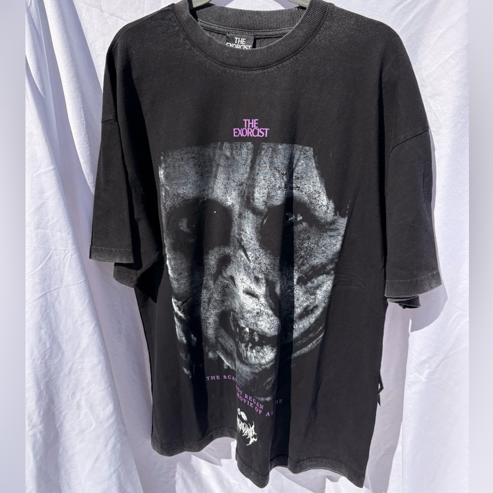 Civil Regime –Black– Regan American Classic Tee (The Exorcist Collab) –Large–NWT